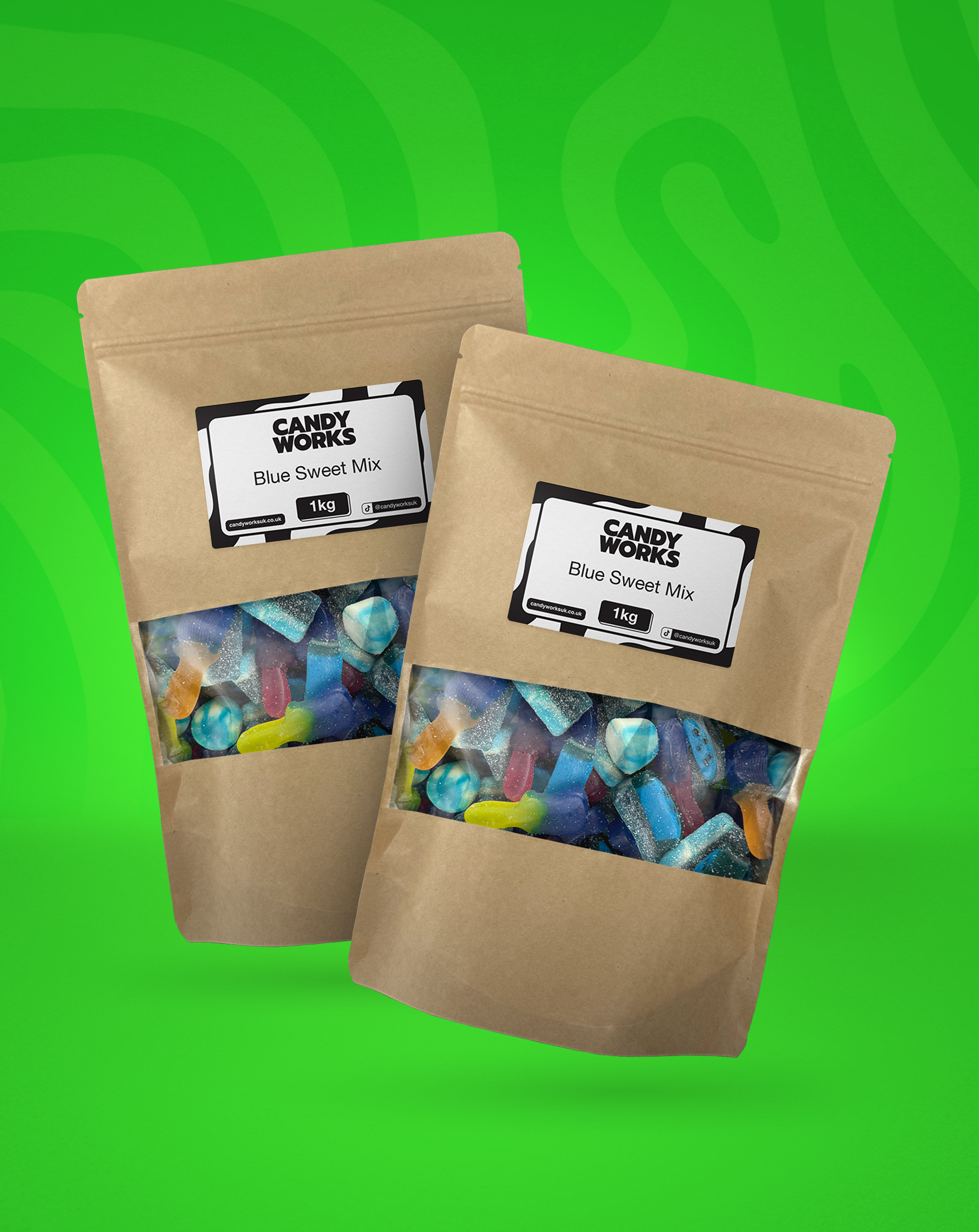Candy Works Blue Sweet Mix Bundle (2KG)