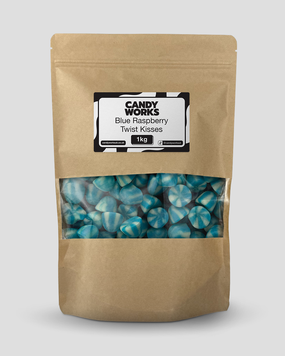 Blue Raspberry Twist Kisses