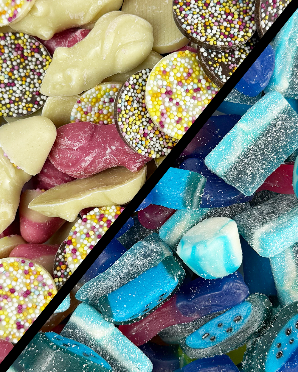 Candy Works Choco and Blue Mix Bundle (2KG)