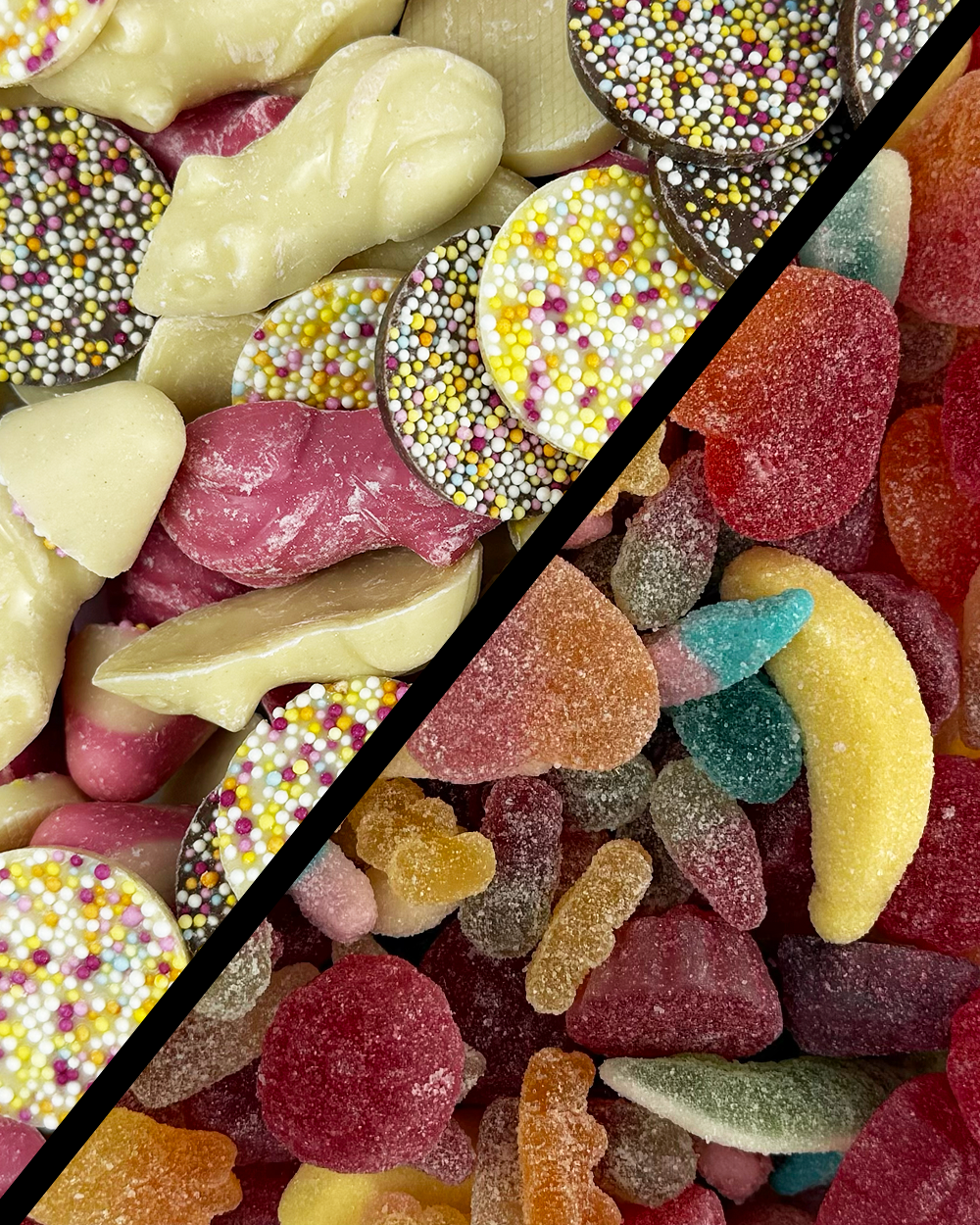 Candy Works Choco and Fizzy Mix Bundle (2KG)