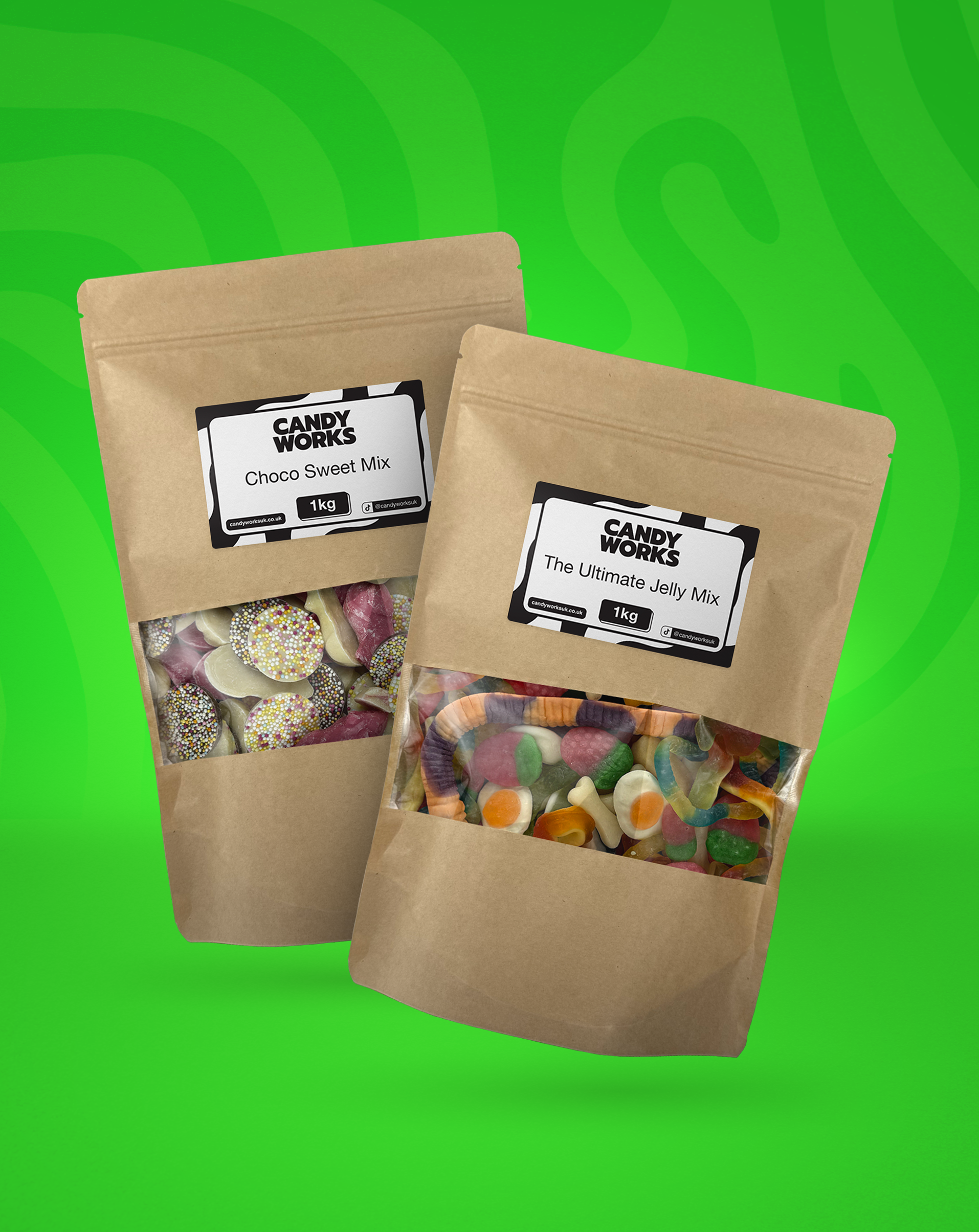 Candy Works Choco and Jelly Mix Bundle (2KG)
