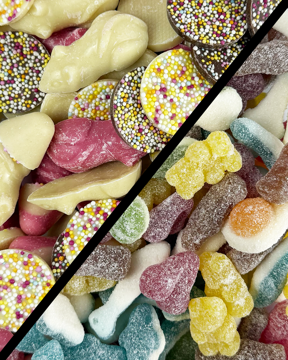 Candy Works Choco and Sour Mix Bundle (2KG)