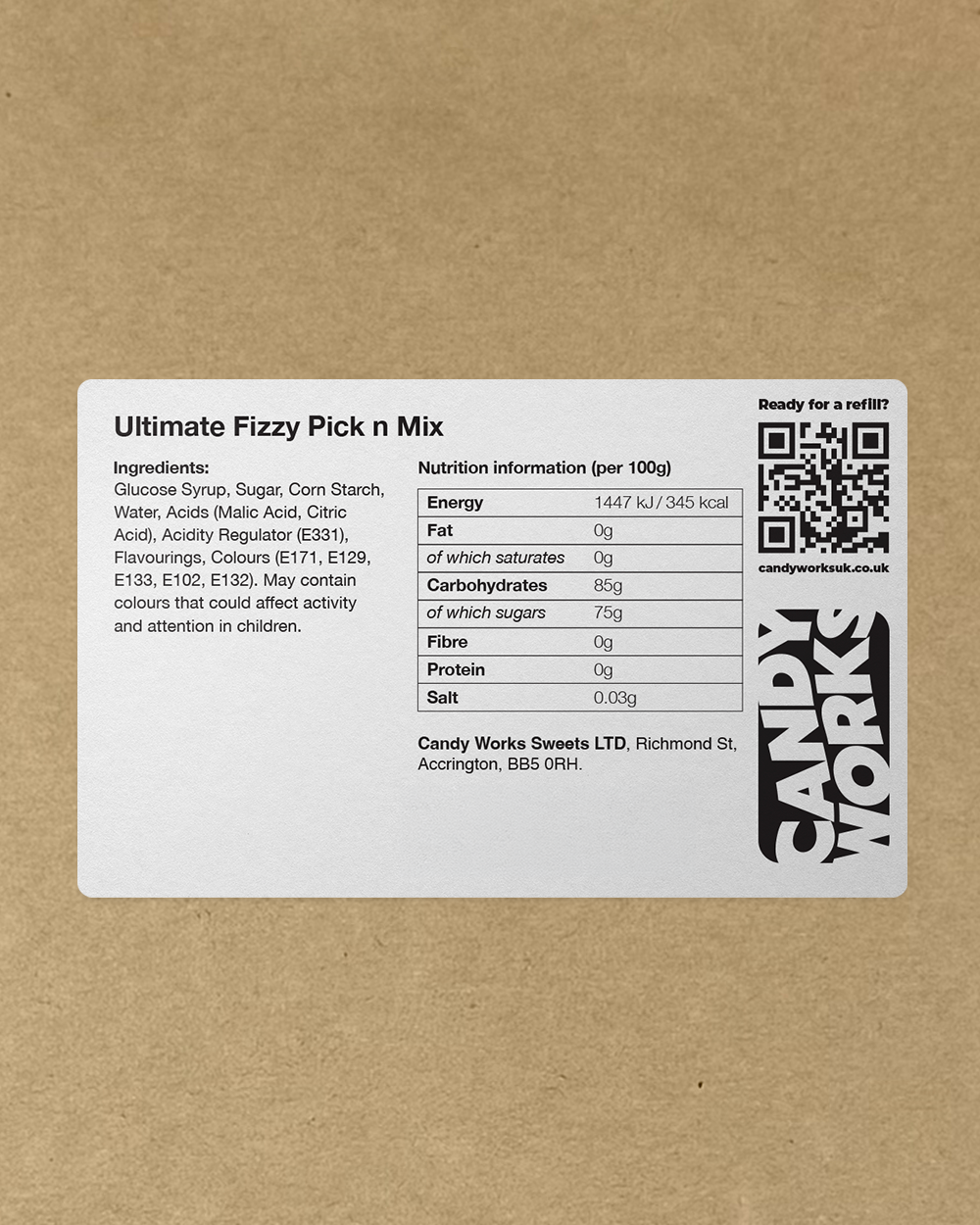 Candy Works Choco and Fizzy Mix Bundle (2KG)