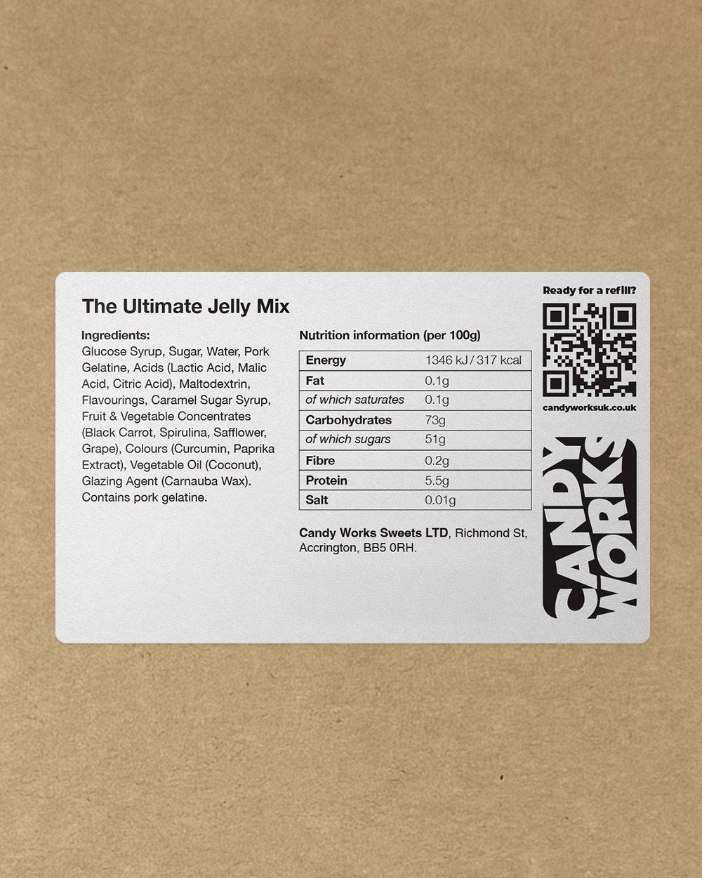 Candy Works Jelly Sweet Mix Bundle (2KG)