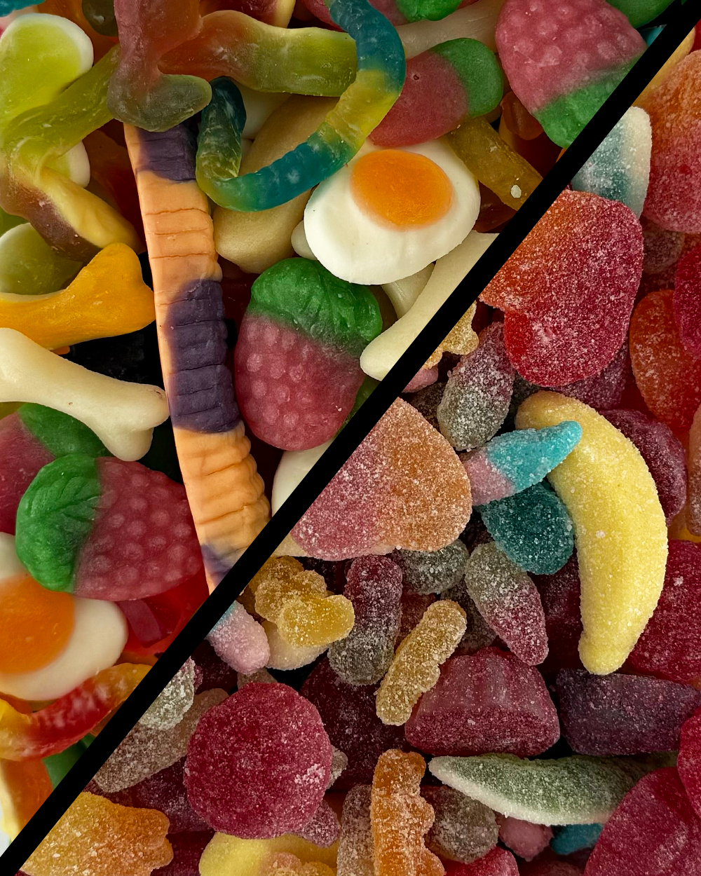 Candy Works Jelly and Ultimate Fizzy Mix Bundle (2KG)