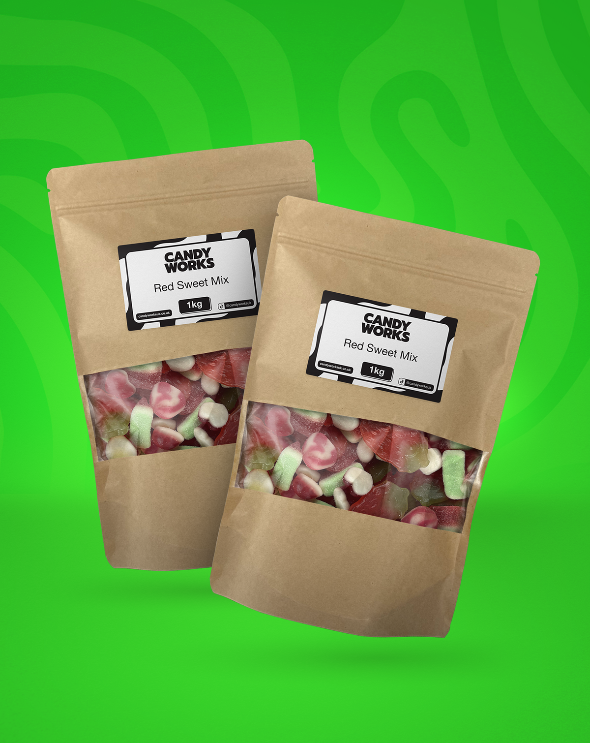 Candy Works Red Sweet Mix Bundle (2KG)