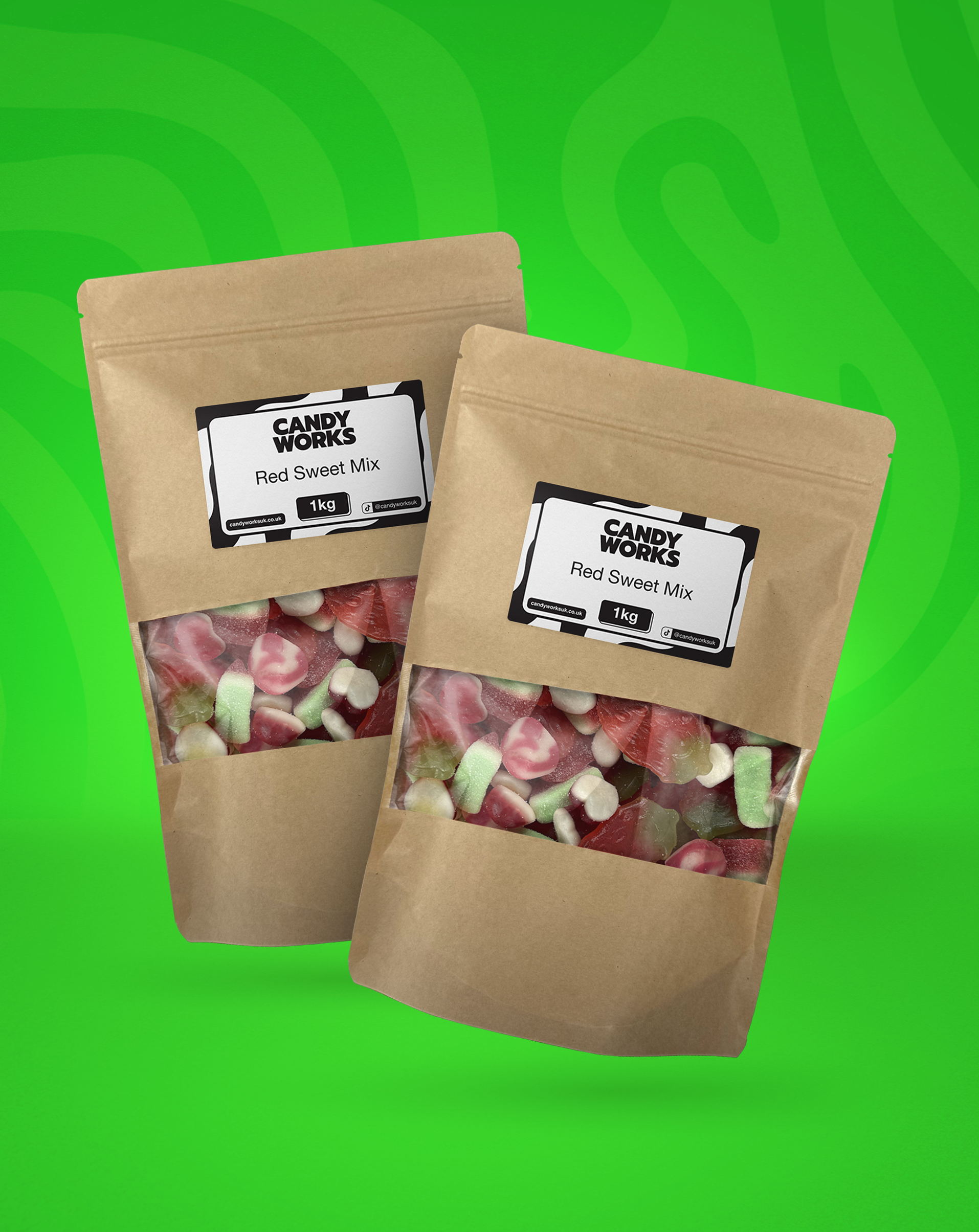 Candy Works Red Sweet Mix Bundle (2KG)