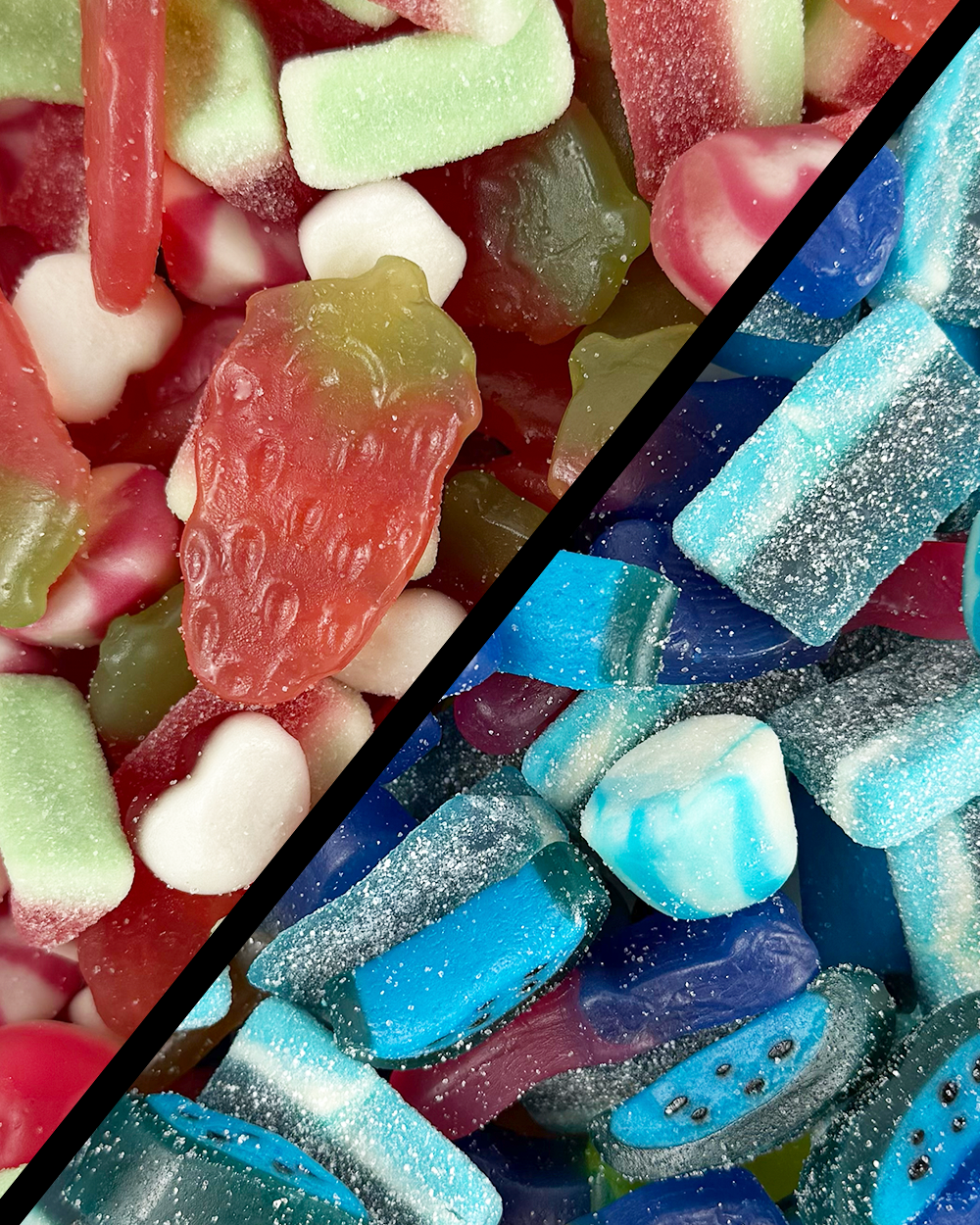 Candy Works Red and Blue Mix Bundle (2KG)