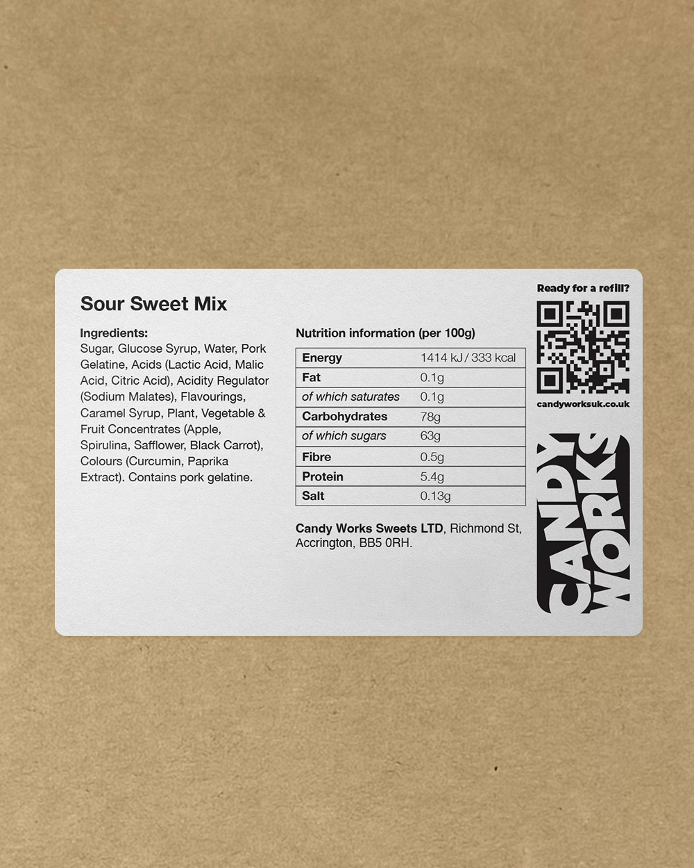 Candy Works Sour Sweet Mix Bundle (2KG)