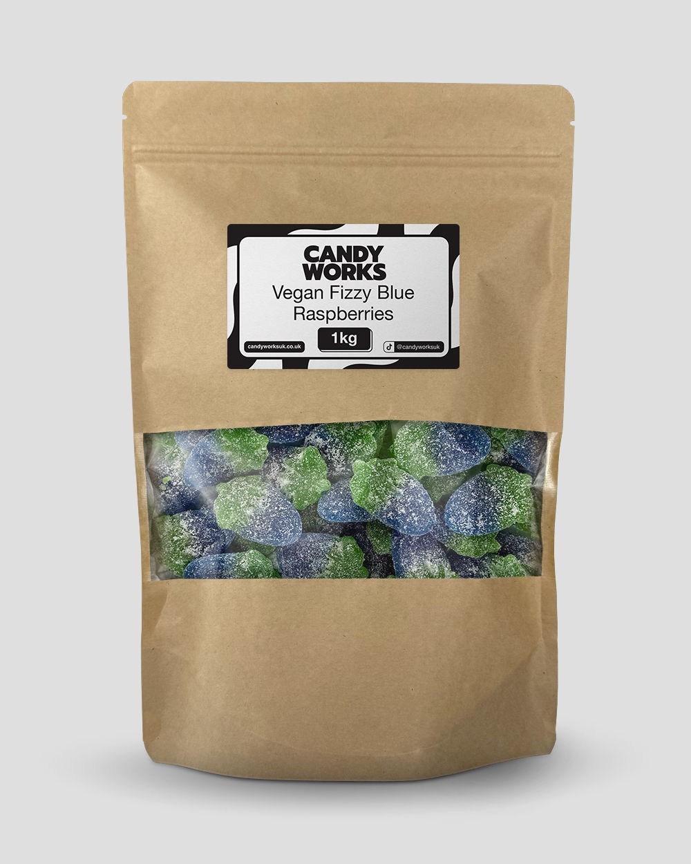 Vegan Fizzy Blue Raspberries