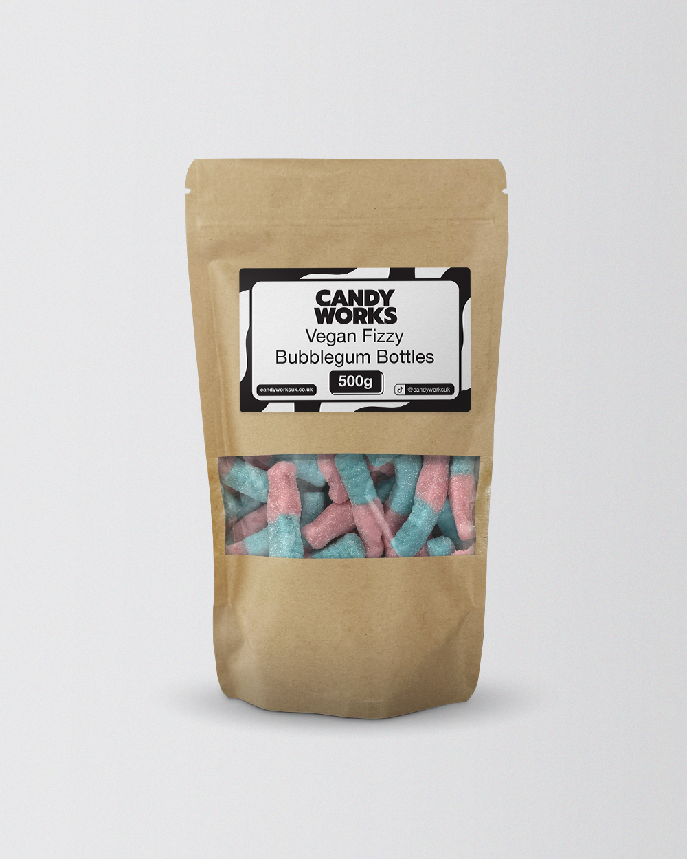 Vegan Fizzy Bubblegum Bottles