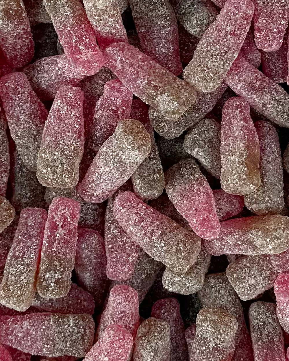 Vegan Fizzy Cherry Cola Bottles