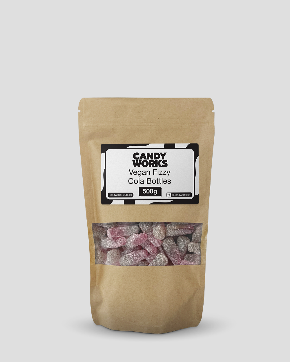 Vegan Fizzy Cherry Cola Bottles