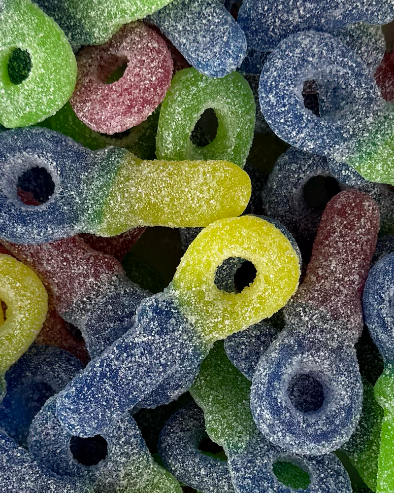 Vegan Fizzy Tongue Painting Dummies