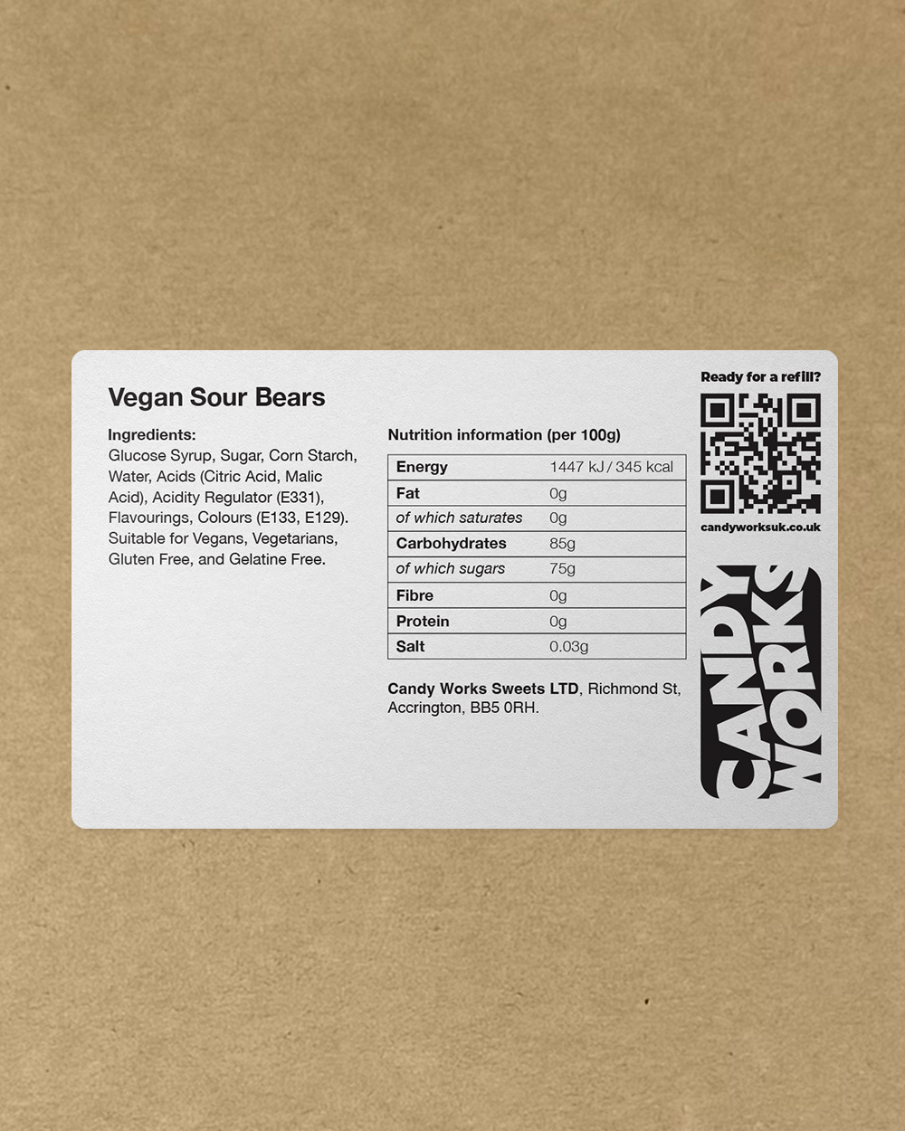 Vegan Sour Bears